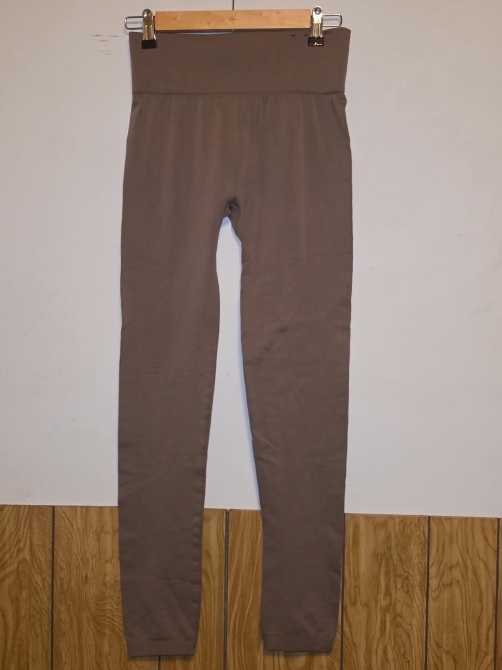 new directions Brown High-Waist Stretch Leggings